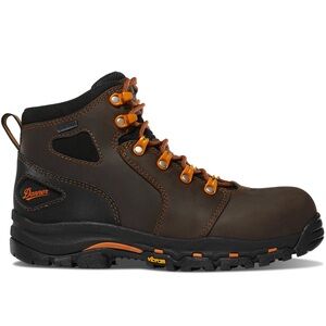 Danner Women’s Vicious 4” Brown/Orange Work Boot
